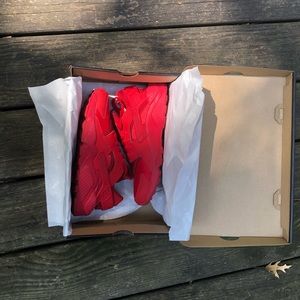 Red Nike Huaraches